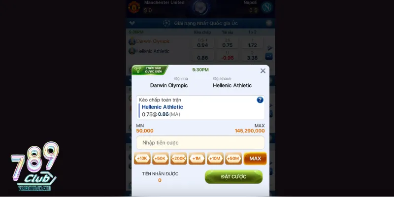 Hướng dẫn cách cá cược bóng đá tại 789Club