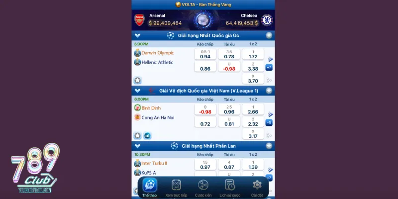 Hướng dẫn cách chơi cá cược cầu lông tại 789Club